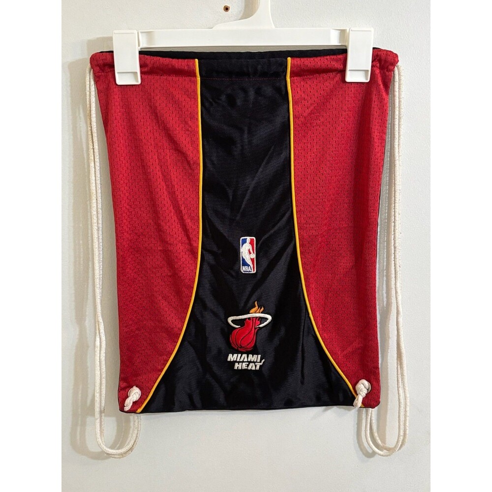 Men's NBA Miami Heat Drawstring Backpack Red & Black